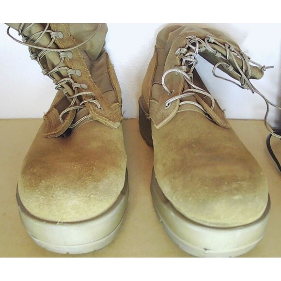 Altama Tan Suede Desert Military Combat Boots Sz 13 R - Picture 3 of 10